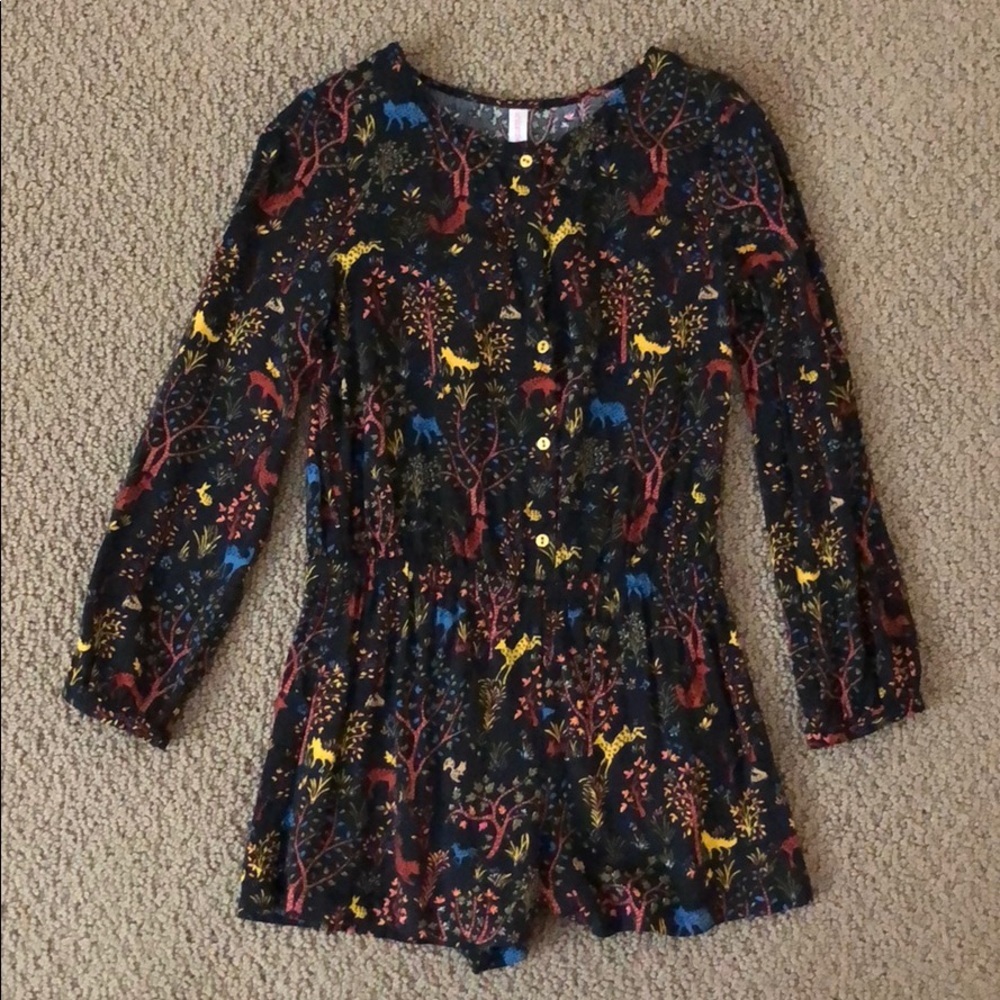 Xhilaration girls long sleeve romper